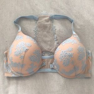PINK Push-up front close bra